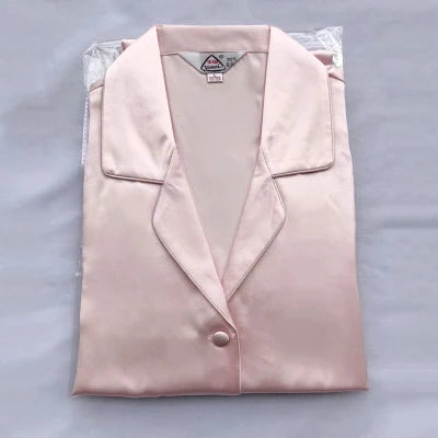 Pajamas for women pyjamas 100% pure silk 19mm sleepwear night suit home wear 2 pieces/set