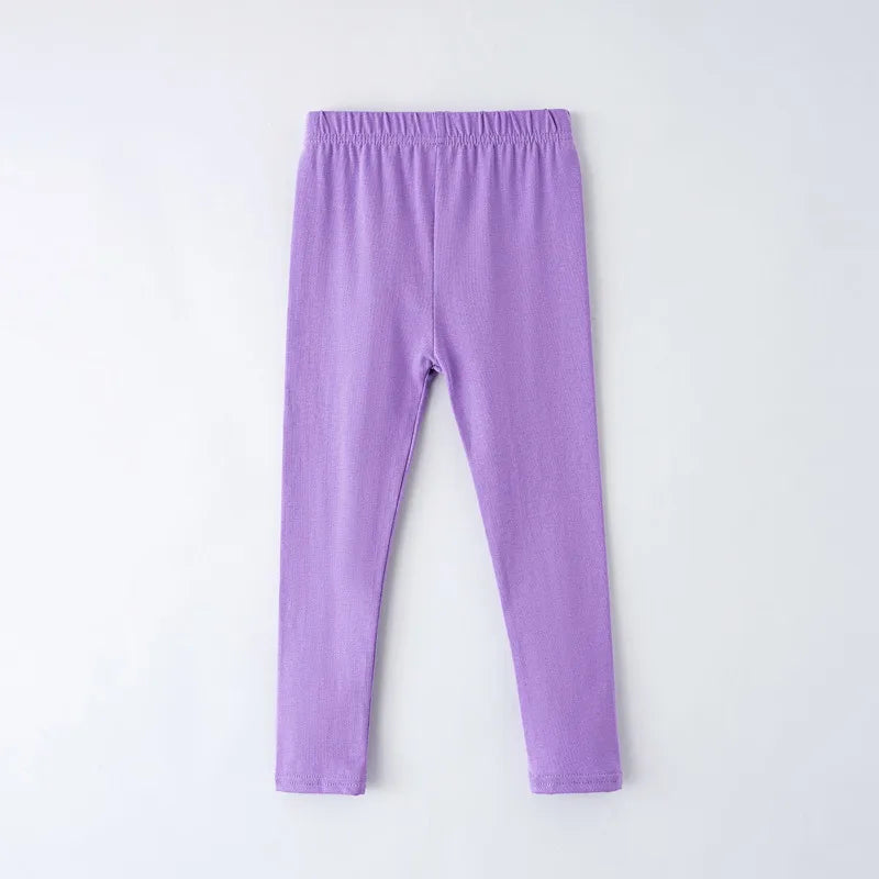 Girls' Leggings For Spring And Summer Suitable For Wearing Outside. They Are Thin-Style, Slim-fitting long Trousers For Childre