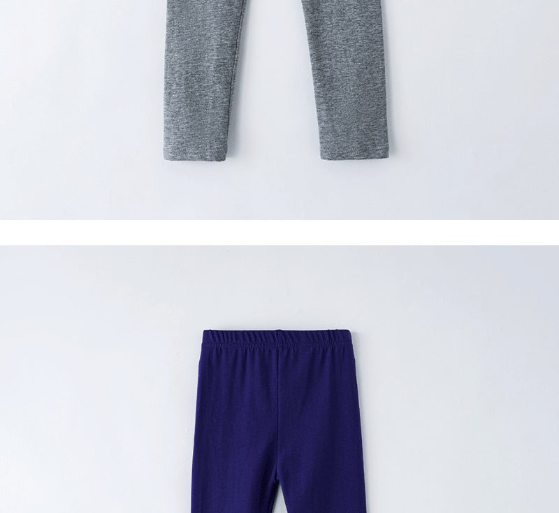 Girls' Leggings For Spring And Summer Suitable For Wearing Outside. They Are Thin-Style, Slim-fitting long Trousers For Childre