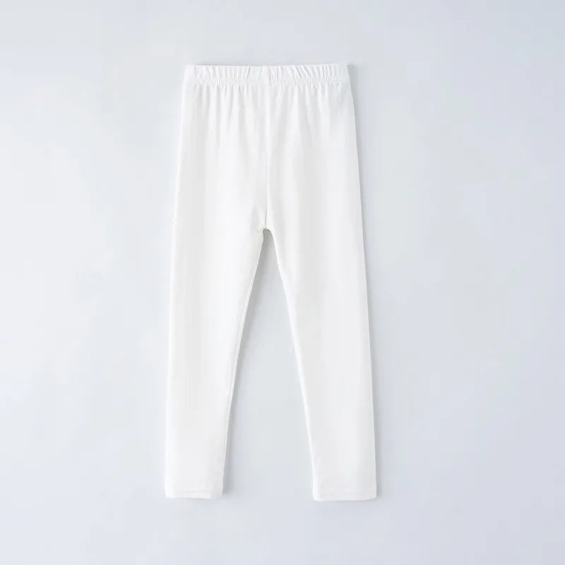 Girls' Leggings For Spring And Summer Suitable For Wearing Outside. They Are Thin-Style, Slim-fitting long Trousers For Childre