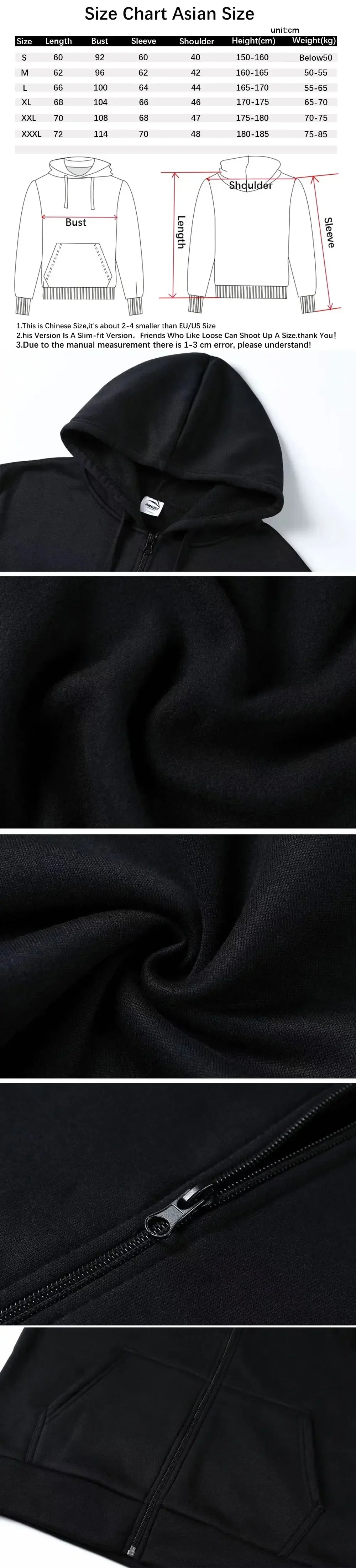 Eddie Munson The Demogorgon Graphic Zipper Hoodies Men's Women Clothing Fashion Zip Up Hooded Sweatshirts Fleece Jackets Coats