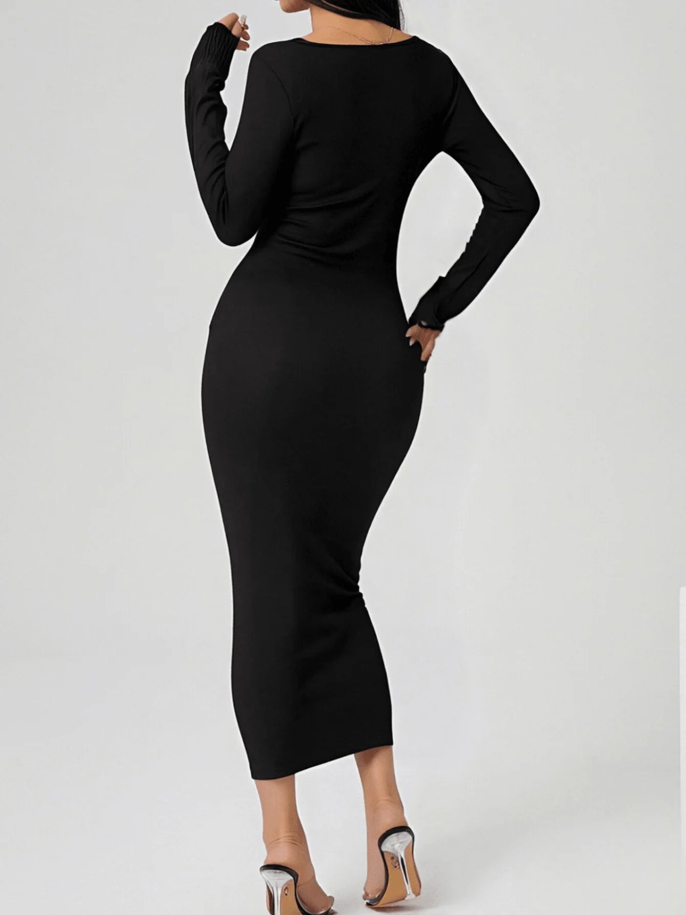 Dresses for women Summer Black casual and stylish long home dress is comfortable and breathable, suitable for wearing at home，Su