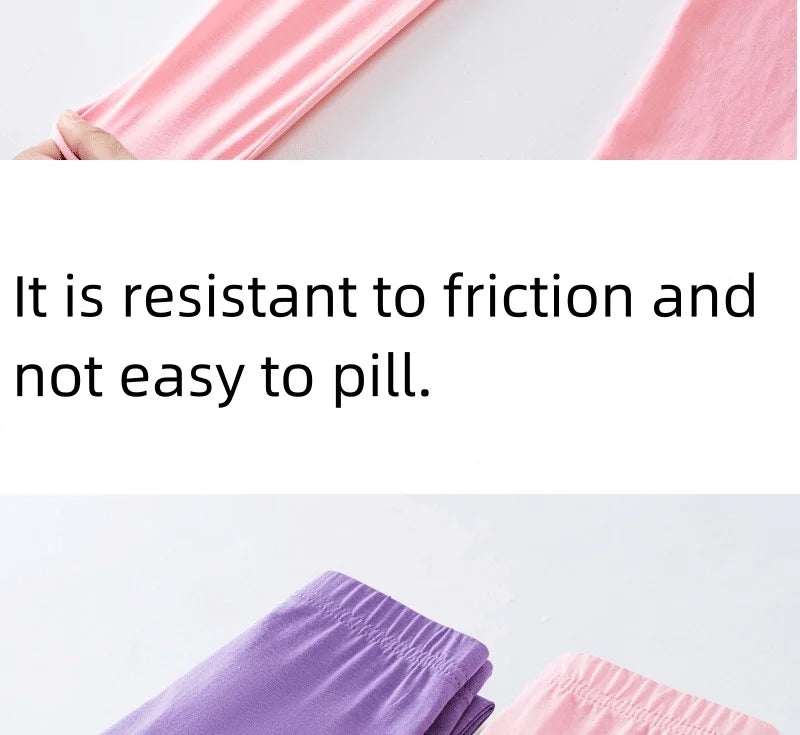 Girls' Leggings For Spring And Summer Suitable For Wearing Outside. They Are Thin-Style, Slim-fitting long Trousers For Childre