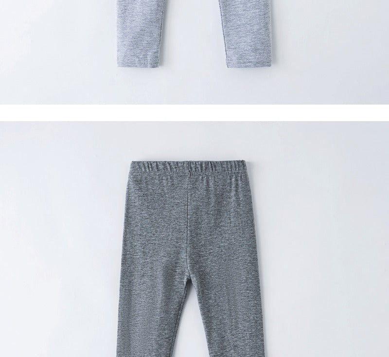 Girls' Leggings For Spring And Summer Suitable For Wearing Outside. They Are Thin-Style, Slim-fitting long Trousers For Childre