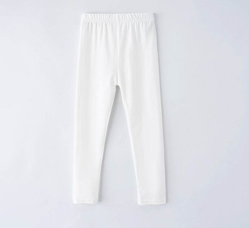 Girls' Leggings For Spring And Summer Suitable For Wearing Outside. They Are Thin-Style, Slim-fitting long Trousers For Childre